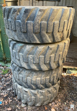 12-16.5  12 PLY SKID STEER TYRES BKT JCB FITTING SERVICE TYRES X 4