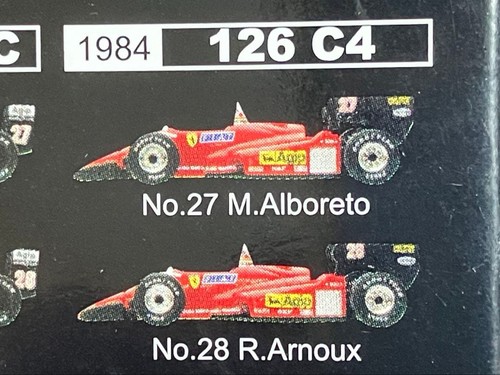 Kyosho 64ferrari 126c4 28 - kyosho, no.28