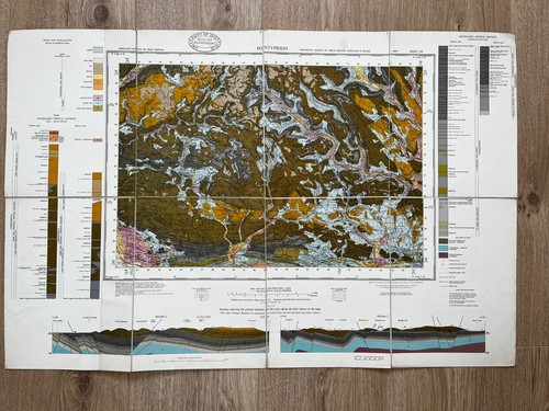 Geological survey map - geological,