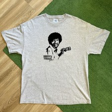 Y2K Bob Ross Flocked T-Shirt