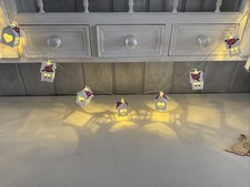 Emma Bridgewater Inspired Rose Design Light Up Birdhouse Garland fairy lights