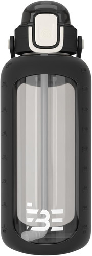 Glass water bottle litre - glass,