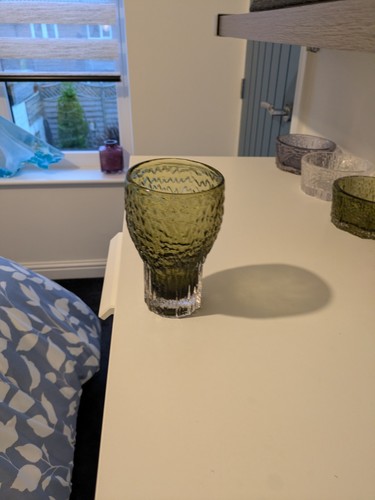 Whitefriars glass chalice vase - whitefriars,