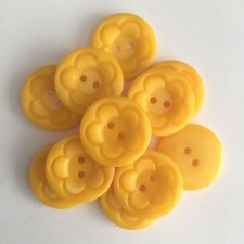 Yellow golden yellow buttons