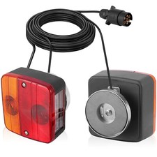 12V Magnetic Trailer Tail Light 10m Stop Indicator License Plate Light Tractor