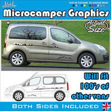CITROEN BERLINGO MICROCAMPER Motorhome Camper Decals Stickers Vinyl Graphics 036