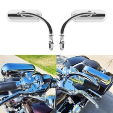 Chrome Side Mirrors Oval