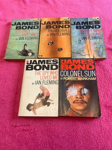 James bond pan books bundle - james,