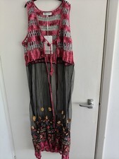 Crochet Tassel Longline Mesh