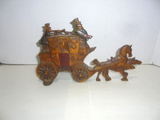 CARRIAGE ANTIQUE DOORSTOP CAST