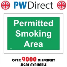 SIGN Permitted Smoking Area