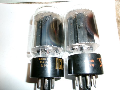 Rca 6l6gc black plate - black, vacuum