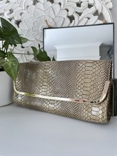 Dune Croc Clutch Chain Bag