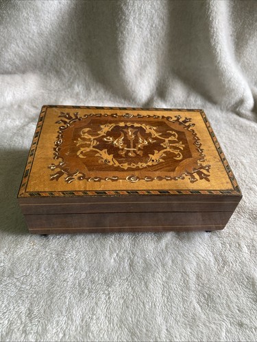 Vintage inlaid wooden - vintage,