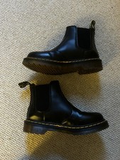 Dr Marten Black Chelsea Boots - size 39 - Air Wair with Bouncing Soles 