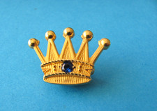 Vintage Crown Brooch / Badge