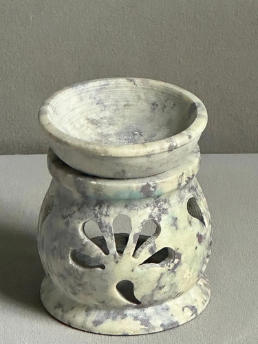 Hand carved stone oil - oil, burner