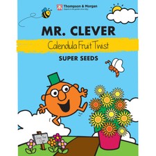 Thompson & Morgan Mr Clever Calendula Fruit Twist Seeds Flowers 1 Pack 60 Seeds