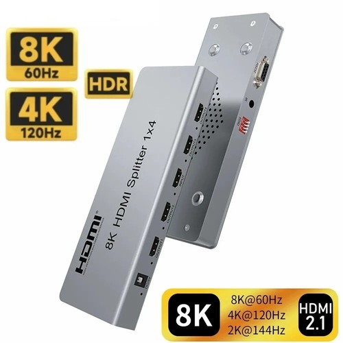 Hdmi2 splitter in4 out - hdmi2.1,
