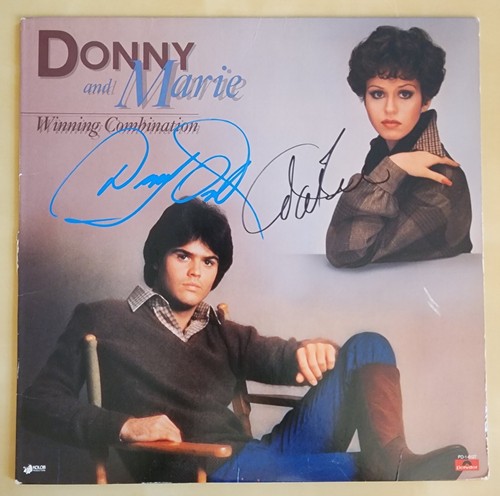 Donny marie osmond signed - &,