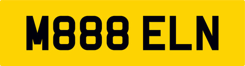 Melanie private car reg number - private,