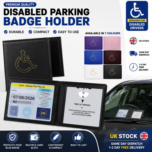Genuine leather disabled blue - genuine,