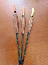 3 X Homemade Balsa/Cane Fluted