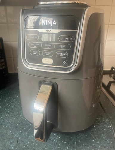 Ninja air fryer max grey - fryer, used