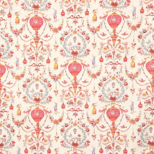 Village parade toile pink - village,