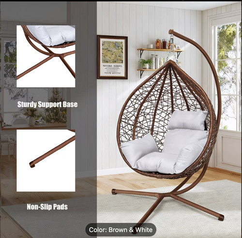 Hanging swing egg chair - egg,