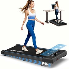 Walking Pad Treadmill 9% Incline 10KM/H 2.75HP Quiet Under Desk 330LB  112 HIIT