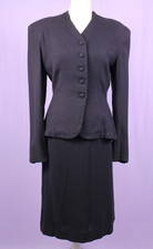 VTG Women's 50s 2 Pc Navy Blue