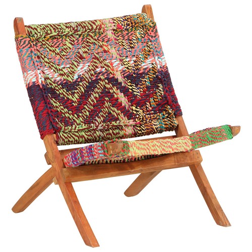 Folding chindi chair - folding,