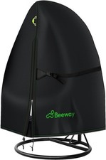 BEEWAY Egg Chair Cover Waterproof Outdoor 115x190cm Rattan Swing Seat Protector