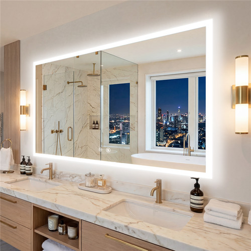 120x70cm rectangular frameless - 120x70cm,