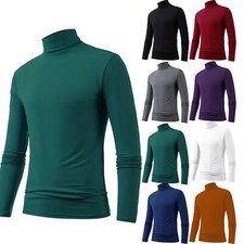 Mens Roll Neck Jumper
