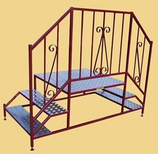 static caravan steps