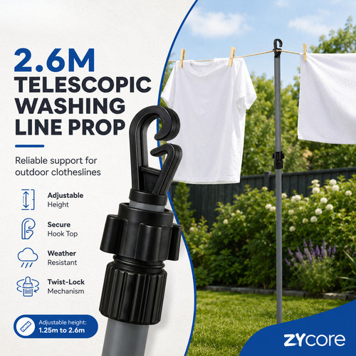 6meter extendable washing - 2.6meter,
