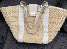 FOREVER YOUNG Rattan/Straw Solid Bag