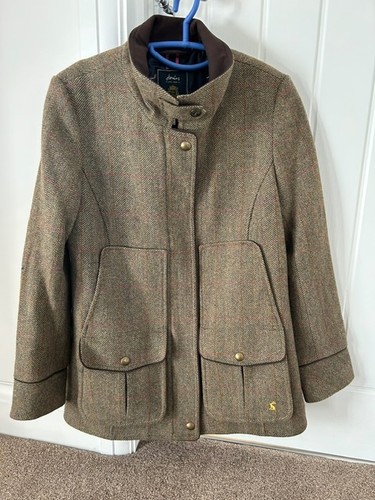 Joules tweed coat size - joules,
