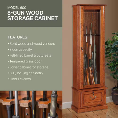 Gun key locking - 8, cabinet