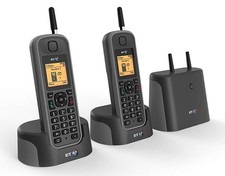 BT Elements Cordless Rugged Phone 1km Range, IP67 Rated Twin Handset OPEN BOX