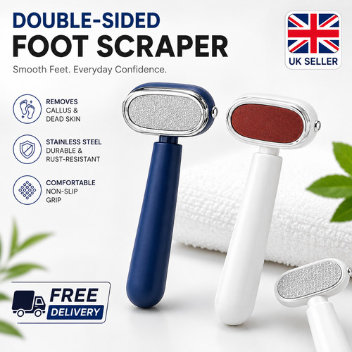 Double sided foot scraper - double,
