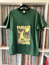 FUGAZI - Band T-Shirt - Size L - Punk/Rock/Post-Punk/Alternative - Green