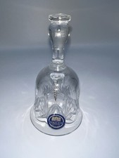 Beautiful Decorative Thomas Webb Crystal Clear Cut Glass Bell