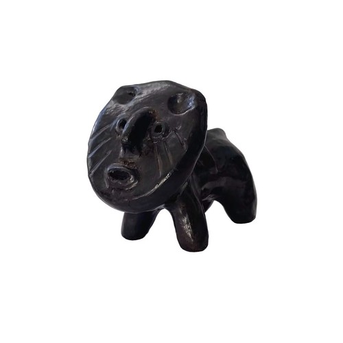 Studio pottery lion ceramic - pottery,