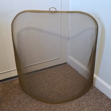 Brass Style Mesh Fire Screen