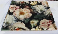 ROMO Black Edition Herbaria Malva Printed Velvet Cushion Cover  - 65 cm