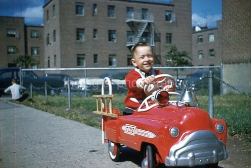 Fire truck kid found - kid, slide