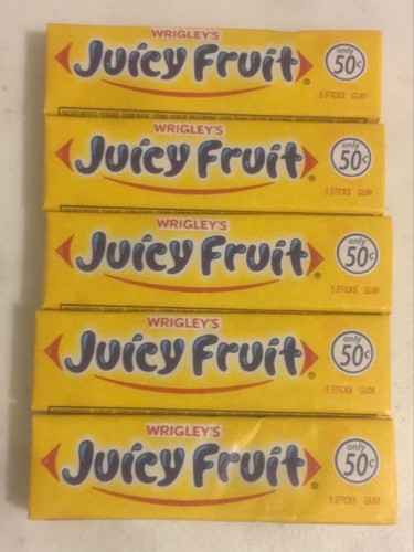 Juicy fruit chewing gum - juicy,